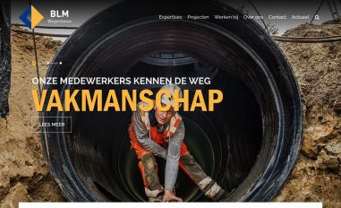 Schermafbeelding van blmwegenbouw.nl
