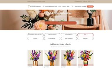 Schermafbeelding van bloemenmeester.nl