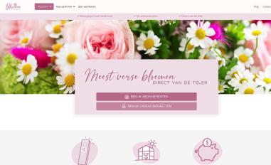 Schermafbeelding van bloemenvandeteler.nl