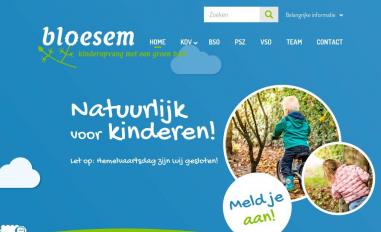 Schermafbeelding van bloesemkinderopvang.nl