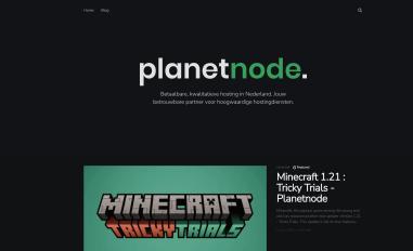 Schermafbeelding van blog.planetnode.net