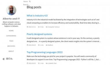 Schermafbeelding van blog.rossotto.net