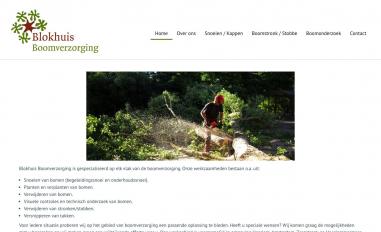 Schermafbeelding van blokhuisboomverzorging.nl