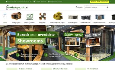 Schermafbeelding van blokhutspecialist.nl