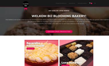 Schermafbeelding van bloomingbakery.nl