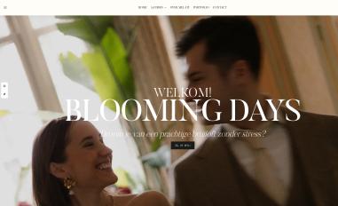 Schermafbeelding van bloomingdays.nl