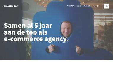 Schermafbeelding van bluebirdday.nl