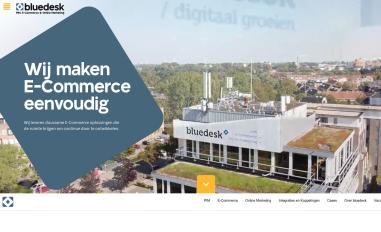 Schermafbeelding van bluedesk.nl