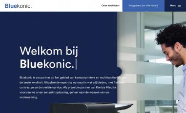 Schermafbeelding van bluekonic.nl