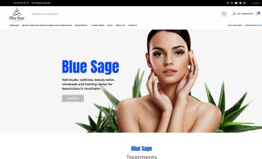 Schermafbeelding van bluesage.be