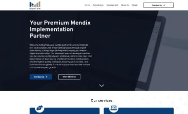 Schermafbeelding van bluetale.nl