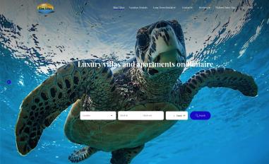 Schermafbeelding van bluevibesbonaire.com