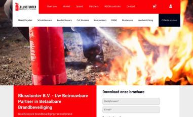 Schermafbeelding van blusstunter.nl