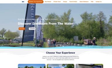 Schermafbeelding van boatrental-giethoorn.com