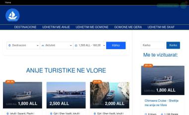 Schermafbeelding van boatripalbania.com