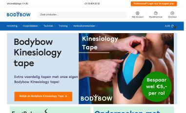 Schermafbeelding van bodybow.nl