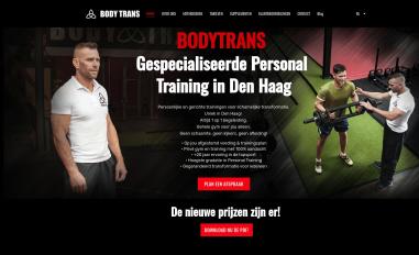 Schermafbeelding van bodytrans.nl