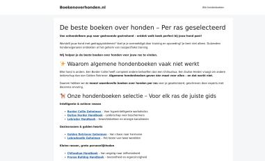 Schermafbeelding van boekenoverhonden.nl