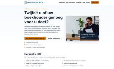 Schermafbeelding van boekhoudercheck.nl