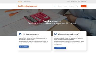 Schermafbeelding van boekhouding-zzp.com