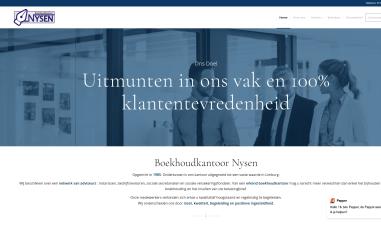 Schermafbeelding van boekhoudkantoornysen.be