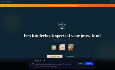 Schermafbeelding van boekjesatelier.nl