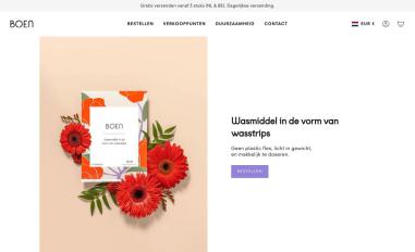 Schermafbeelding van boenlaundryleaves.com