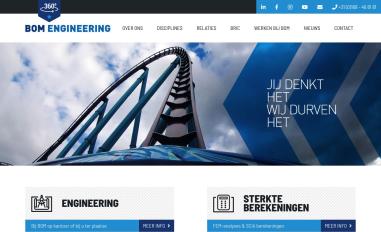 Schermafbeelding van bomengineering.nl