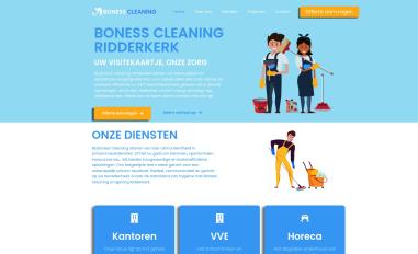Schermafbeelding van bonesscleaning.nl
