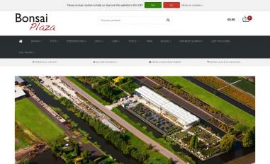 Schermafbeelding van bonsaiplaza.com