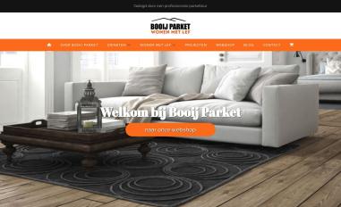 Schermafbeelding van booijparket.nl