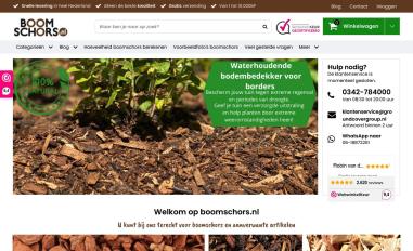Schermafbeelding van boomschors.nl