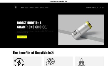 Schermafbeelding van boostmode.nl
