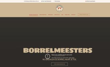 Schermafbeelding van borrelmeesters-catering.nl