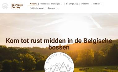 Schermafbeelding van boshuisje-durbuy.nl