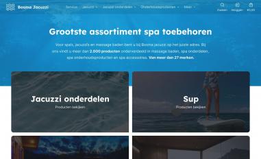 Schermafbeelding van bosmajacuzzi.nl