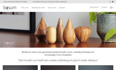 Schermafbeelding van bosurn.nl