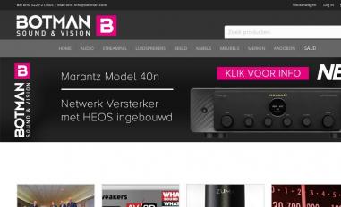 Schermafbeelding van botman.com