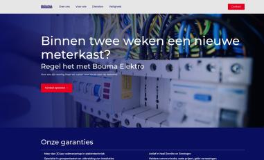 Schermafbeelding van boumaelektro.nl
