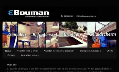 Schermafbeelding van boumanschilders.nl