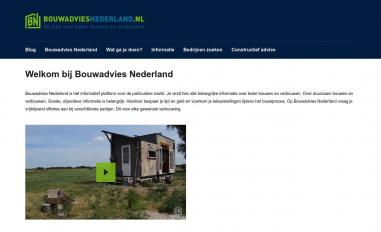 Schermafbeelding van bouwadviesnederland.nl