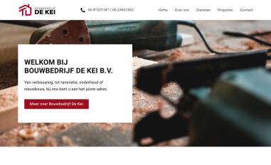 Schermafbeelding van bouwbedrijfdekei.nl