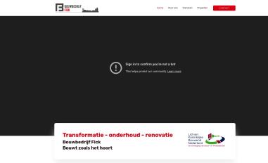 Schermafbeelding van bouwbedrijffick.nl