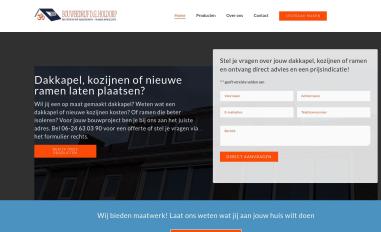 Schermafbeelding van bouwbedrijfholdorp.nl