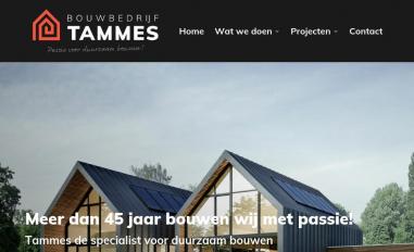 Schermafbeelding van bouwbedrijftammes.nl