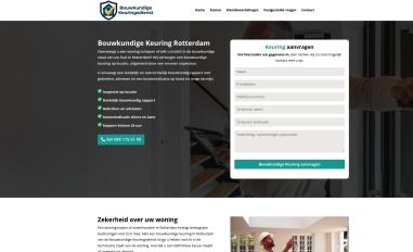 Schermafbeelding van bouwkundigekeuring010.nl