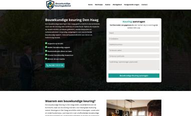 Schermafbeelding van bouwkundigekeuring070.nl