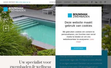 Schermafbeelding van bouwmanzwembaden.nl