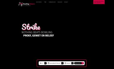 Schermafbeelding van bowlingalmere.nl