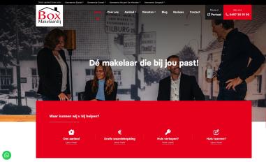 Schermafbeelding van boxmakelaardij.nl